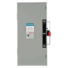Siemens Dtnf222 Nonfusible, Safety Switch, Heavy Duty, 240 V, 2Pst