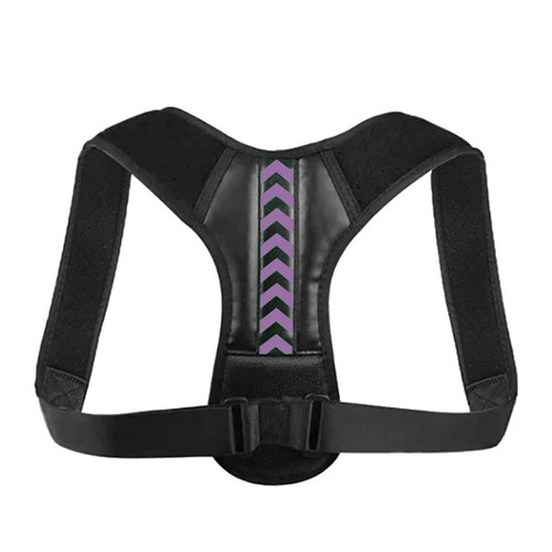 Adjustable Posture Corrector Belt Clavicle Spine Support Upper Back Neck Brace - Picture 15 of 16
