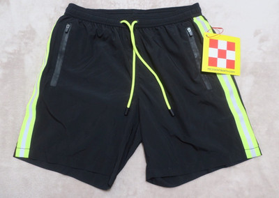 MC2 Saint Barth Men's Lightning Submarine Light Fabric Swim Shorts Zipped Pocket
