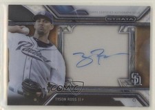 2016 Topps Strata Auto Tyson Ross #SA-TR Auto no9