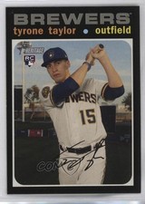 2020 Topps Heritage High Number Silver Team Name Variation SP Tyrone Taylor 2g8