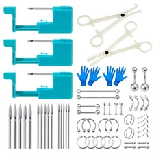 14G 16G 20G Body Piercing Kit for Belly Button/Lip/Tongue/Ear/Nose/Eyebrow/Ni...