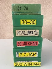 Lot of 6 RCBS Reloading Die Sets See Description Below