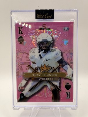 2024 Wild Card 5 Card Draw Stacked Deck KOS Pink 1/1 Travis Hunter/Ryan Williams