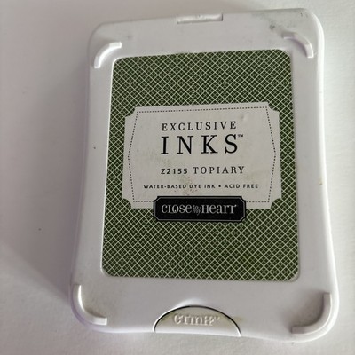 TOPIARY Close To My Heart Exclusive Inks CTMH Water Based Dye Ink Pad USED **
