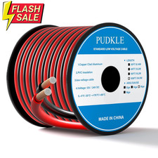 16 Gauge Wire 16awg Automotive Wire Electrical Wire 100ft 2 Conductor Red Black