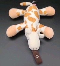 Nuby Giraffe Pacifier Holder Plush Stuffed Animal Toy 7