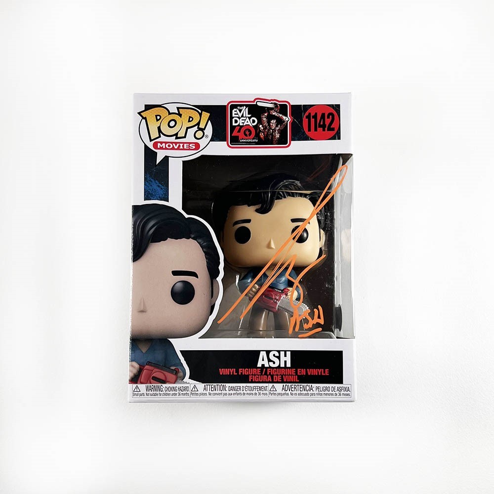 Bruce Campbell Evil Dead Autographed Signed Funko Pop Authentic Beckett BAS COA