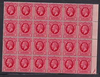 1d Photogravure Block Of 24 UNMOUNTED/M/MINT