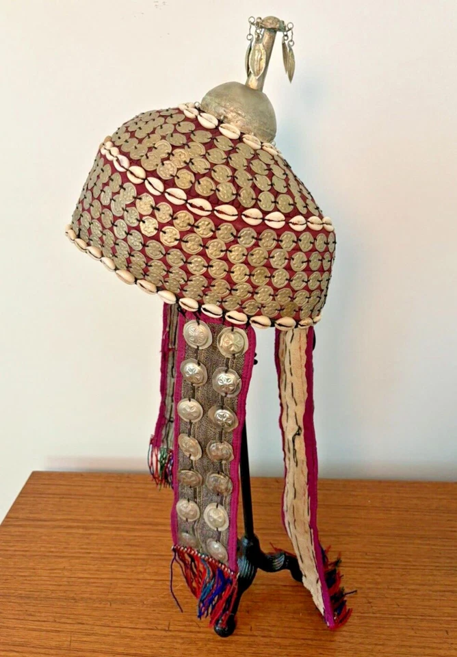 Tocado de boda turcomano vintage Asia Central #4 Foto 2 de 4