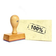 Lehrerstempel Stempel - 100% - Holzstempel Schulstempel Motivation Bewertung Bür