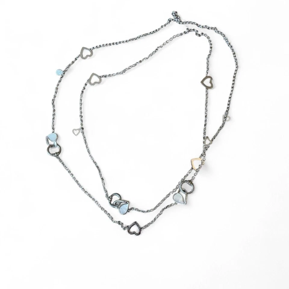 Collar Charriol de plata 100 maneras de amar 48 pulgadas Foto 2 de 4