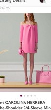 Carolina Herrera off the shoulder dress