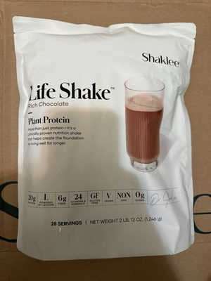 #ad #ad Shaklee Life Shake Plant Protein Chocolate 28svg – Burn Fat Lean Muscle Meal $70.00