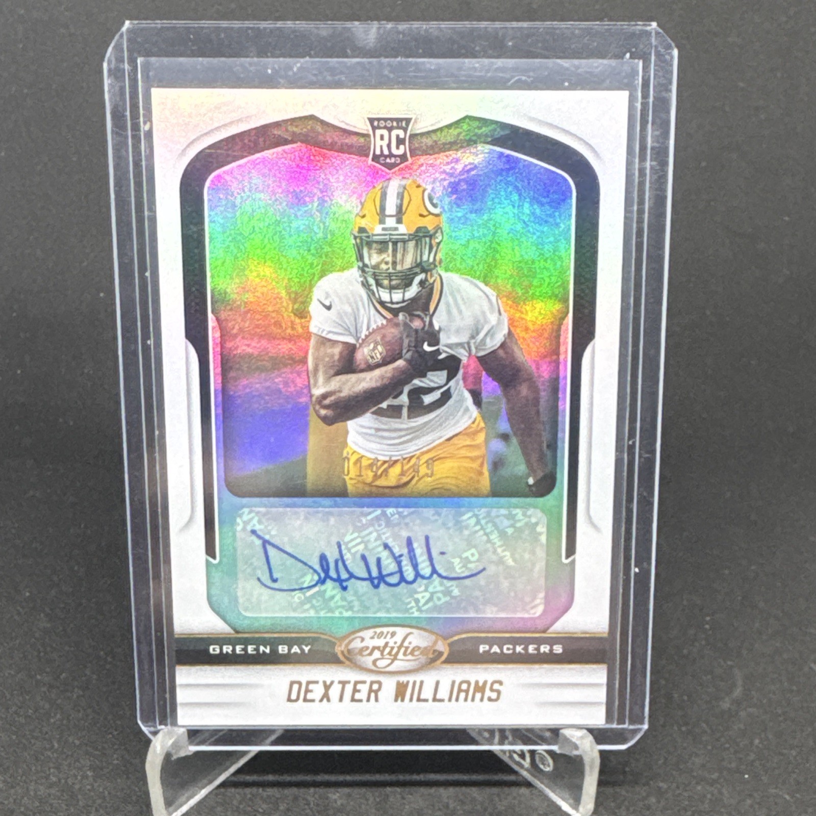 Dexter Williams Panini Certified #151 Signature