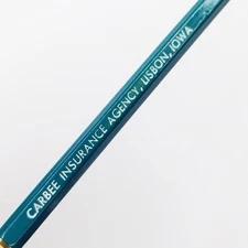 c1970s Lisbon, Iowa Caree Insurance Agency Advertising Pencil IA Linn County G2