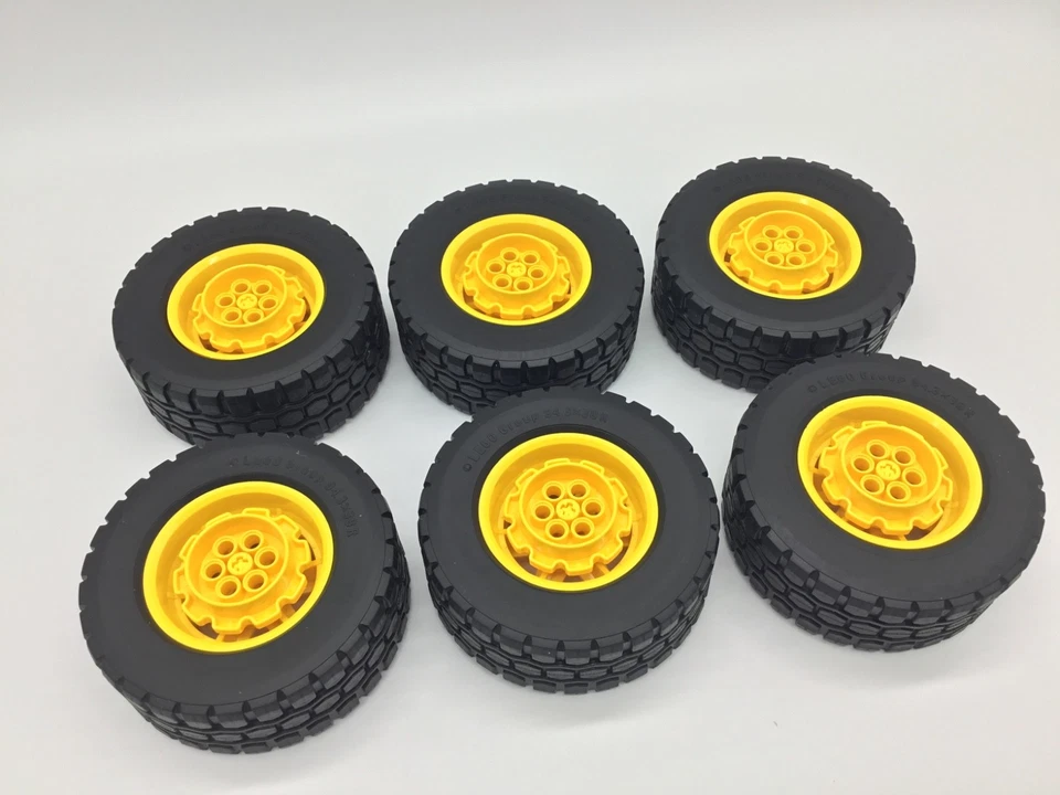 6x LEGO® Technic 42114 Rad / Reifen 94,3x38R 6x6 Volvo Technik Radsatz Wheel MOC - Bild 4 von 4