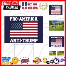 Anti Trump Yard Signs 2024 Yard Sign Pro-Biden Anti-Trump Sign Lawn Biden Tru...