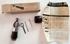 Combination Sewing Awl, C. A. Myers Co., sews leather, etc., original packaging