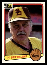 1983 Donruss # #625 Dick Williams HIGH GRADE BEAUTY! 1983 Donruss # #625 Dick Williams HIGH GRADE BEAUTY!
