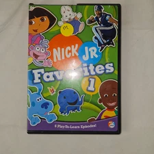 Nick Jr. Favorites - Vol. 1 (DVD, 2005) Dora Blues Clues LazyTown Little Bill
