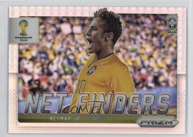 2014 Panini Prizm World Cup Net Finders Silver Prizm Neymar Jr #5