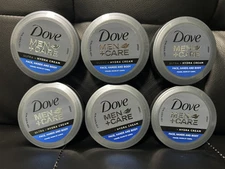 Dove Men+Care Ultra-Hydra Cream with 24 Hour Moisturization, 2.53 FL OZ-6 Pack