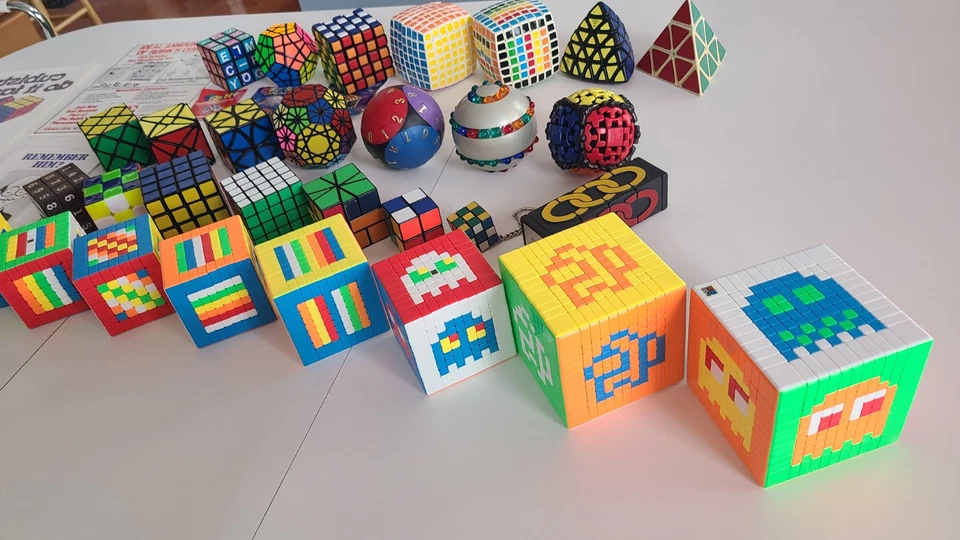 Cubos y rompecabezas de colección RUBIK'S 6x6 7x7 8x8 9x9 11x11 Mefferts Dayan V-Cube MoYu Foto 2 de 4