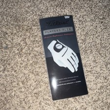 Titleist Players Flex Medium Left Golf Glove Cabretta Leather White