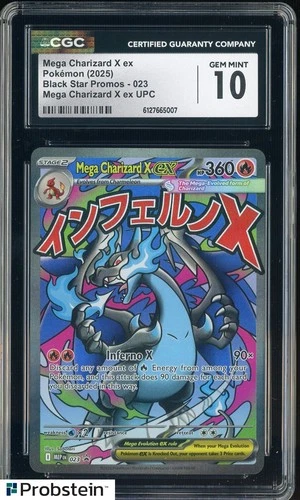 2025 Pokemon BSP Ultra Premium Collection #023 Mega Charizard X ex CGC 10