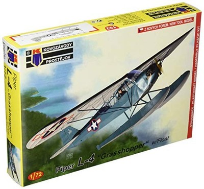 KP Model 1/72 US Navy Piper L-4 Grasshopper w/Float Plastic Model KPM0192