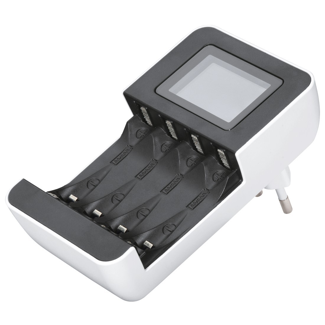 Chargeur AA AAA pour jouets et télécommandes boîtier écologique blanc