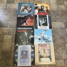 Lot Of 8 Laserdisc Movies Various Titles All 80's Movies Lot 3