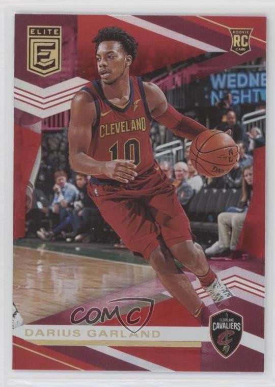 2019-20 Donruss Elite Rookies Red Darius Garland #110 rt4