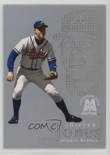 1999 Skybox Molten Metal Heavy Metal Fusion Chipper Jones #43F HOF