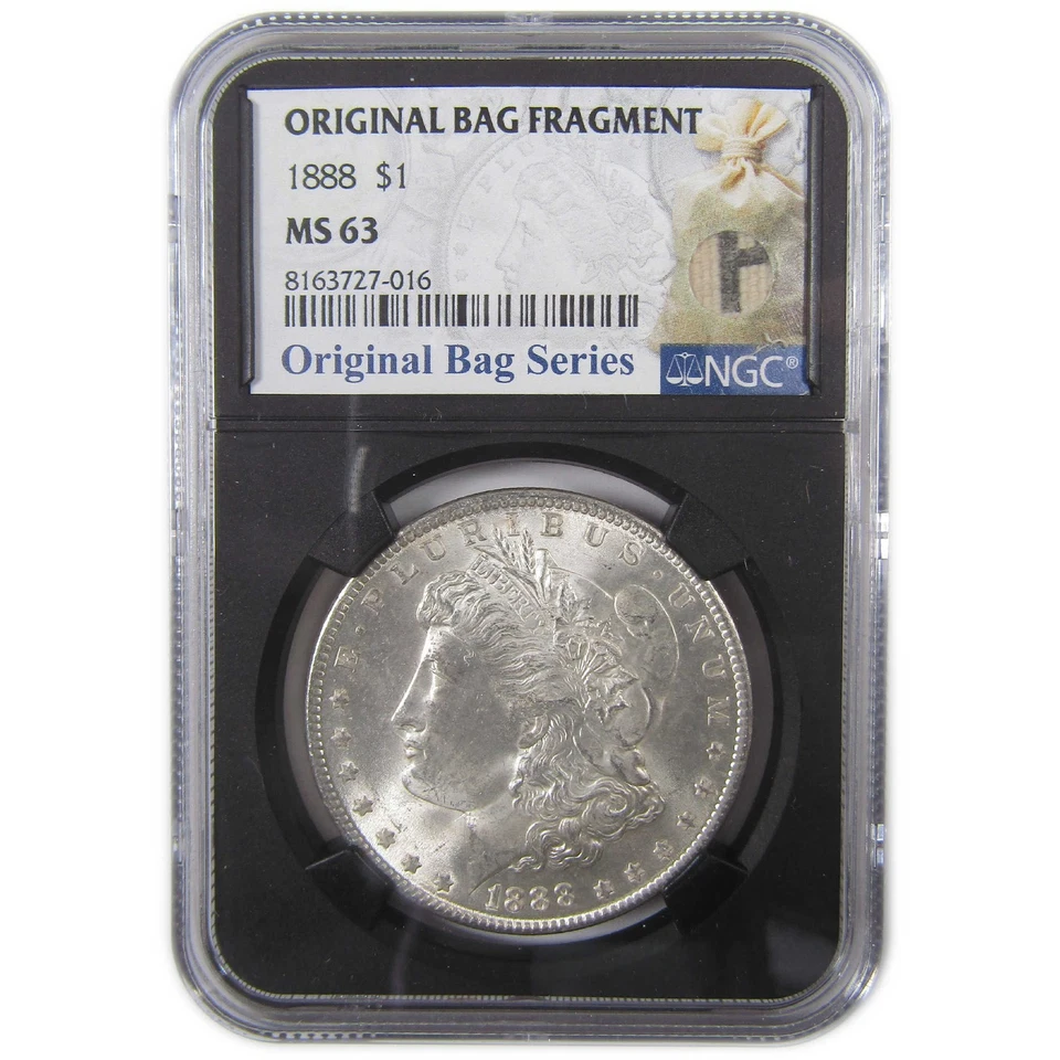 1888 Morgan Dollar MS 63 NGC Plata Original Bolsa Fragmento SKU:I18169