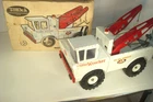 TONKA WHITE BOOM WRECKER PICKUP TRANSPORT MIGHTY  TOW 1960 TRUCK & ORIGINAL BOX