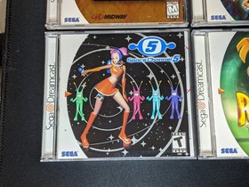 Dreamcast 6 Game Lot - Rayman Resident Rush Kombat Virtual Space - CIB + Reg
