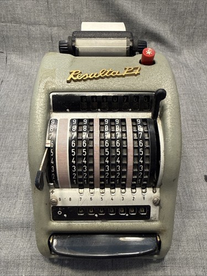 #ad #ad Resulta P7 Mechanical Adding Machine 1950’s As Is Read Desc $75.00