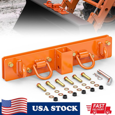 #ad Upgrade Tractor Bucket Hooks 1 4quot; Bolt on Grab Hooks w 2quot; Receiver $49.99