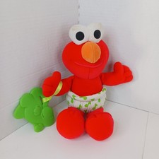 Vintage 1996 12" Sesame Street Jim Henson Tyco Baby Elmo Plush Stuffed Animal