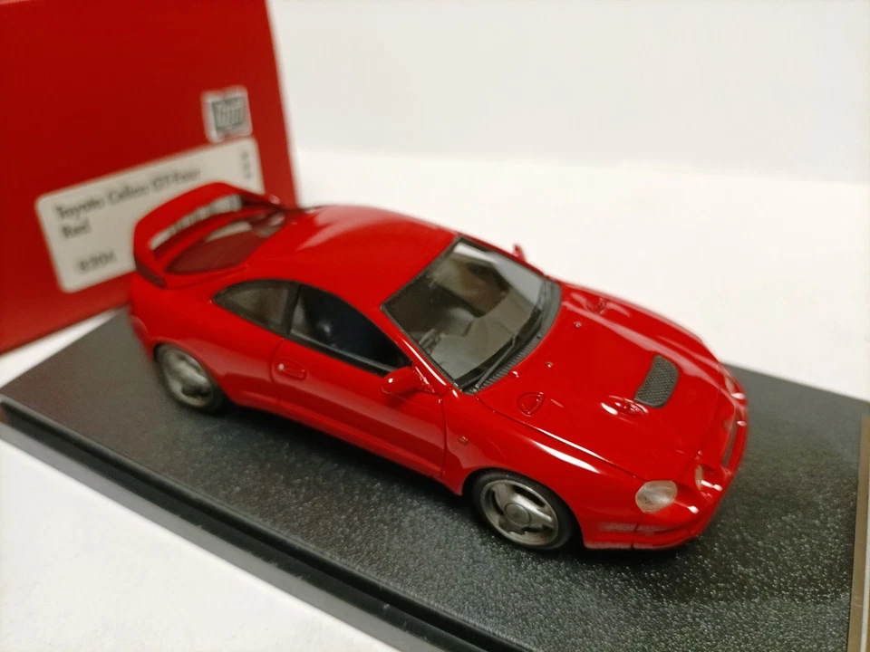 HPI 1 43 Toyota Celica GT Four Coupe Model in Red Resin Car Model - Image 4 of 4