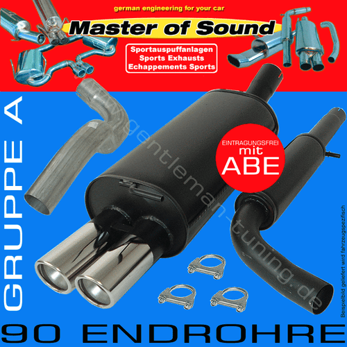 MASTER OF SOUND GRUPPE A AUSPUFFANLAGE AUSPUFF FÜR SEAT AROSA Art. 2232 - 第 1/1 張圖片