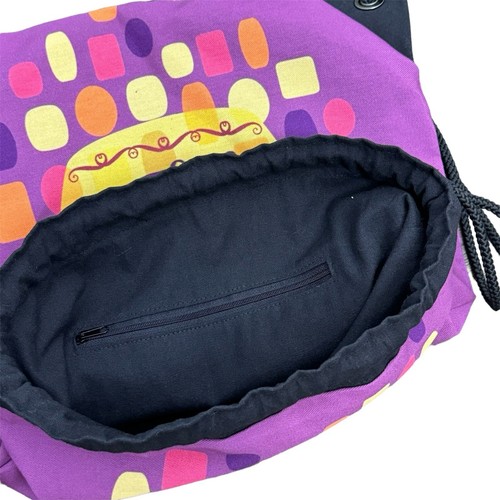 RedBubble Rapunzel Tangled Duffle Bag Reusable Drawstring Bag Multicolor Canvas - Picture 4 of 7