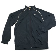 Men's Medium NIKE Zip Up Dri Fit Navy Training Zip Up