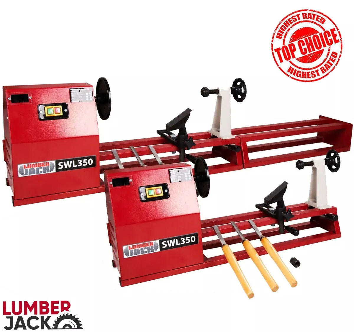 Starter Wood Lathe Variable Speed 1M 350mm Lumberjack Bench Top Woodturning Tool