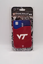Universal Adhesive Pocket Stick On Phone Wallet Card Holder Virginia Tech