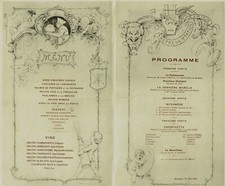 CA3-MENU-FÊTE DU CENTRALE DE L'INDEPENDANCE BÉLGE-G.GRANGE-BELGIQUE-1930