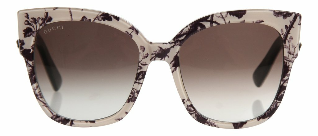 RARE Genuine GUCCI Floral Oversized Square Ivory Ladies RARE Genuine GUCCI Floral Oversized Square Ivory Ladies