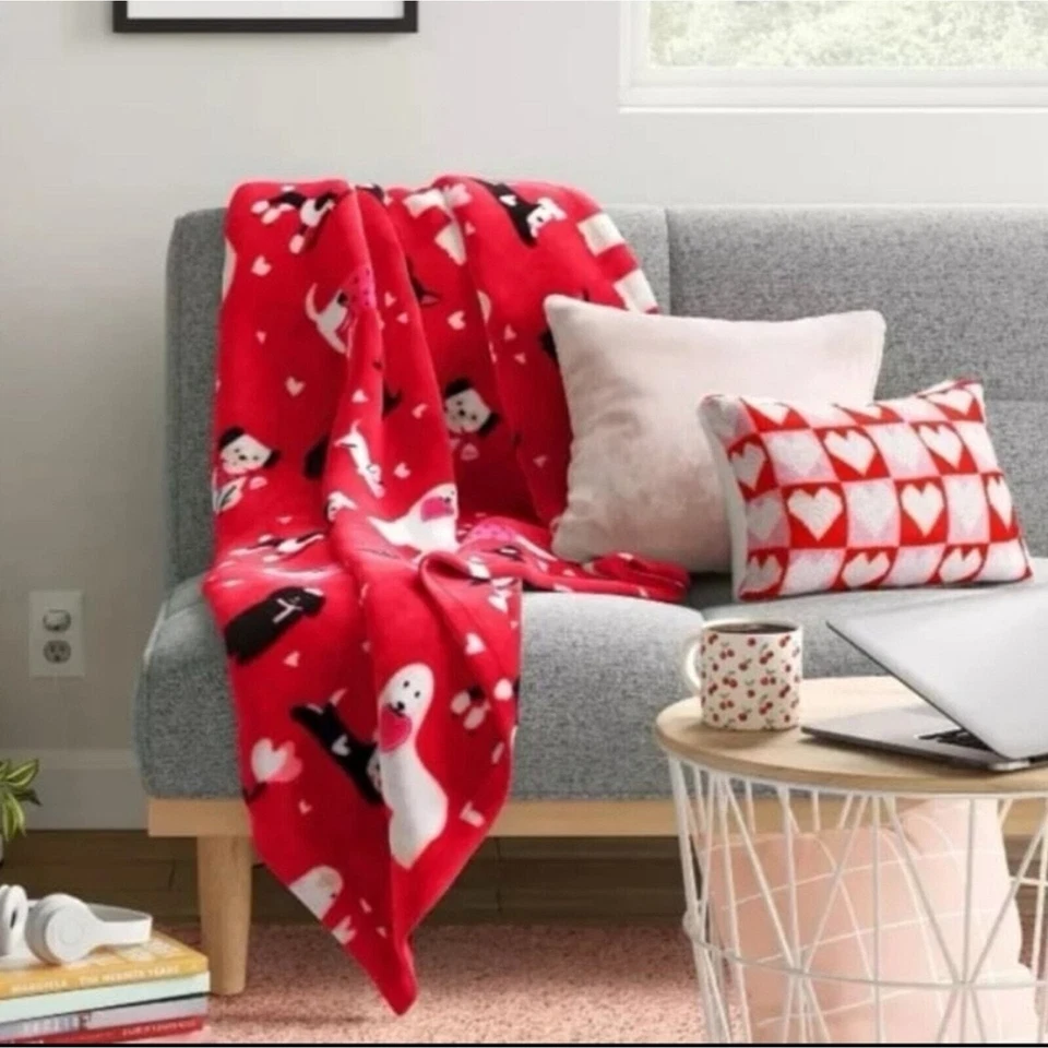 Розовые сердца цвет блок клетчатый День святого Валентина мягкий акцент поясничная подушка - Изображение 3 из 4